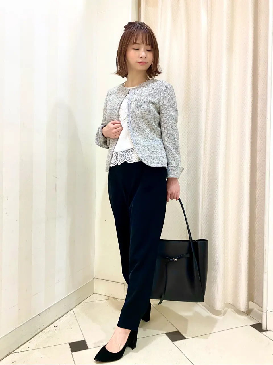 ANY SIS 横尾 コーディネート画像