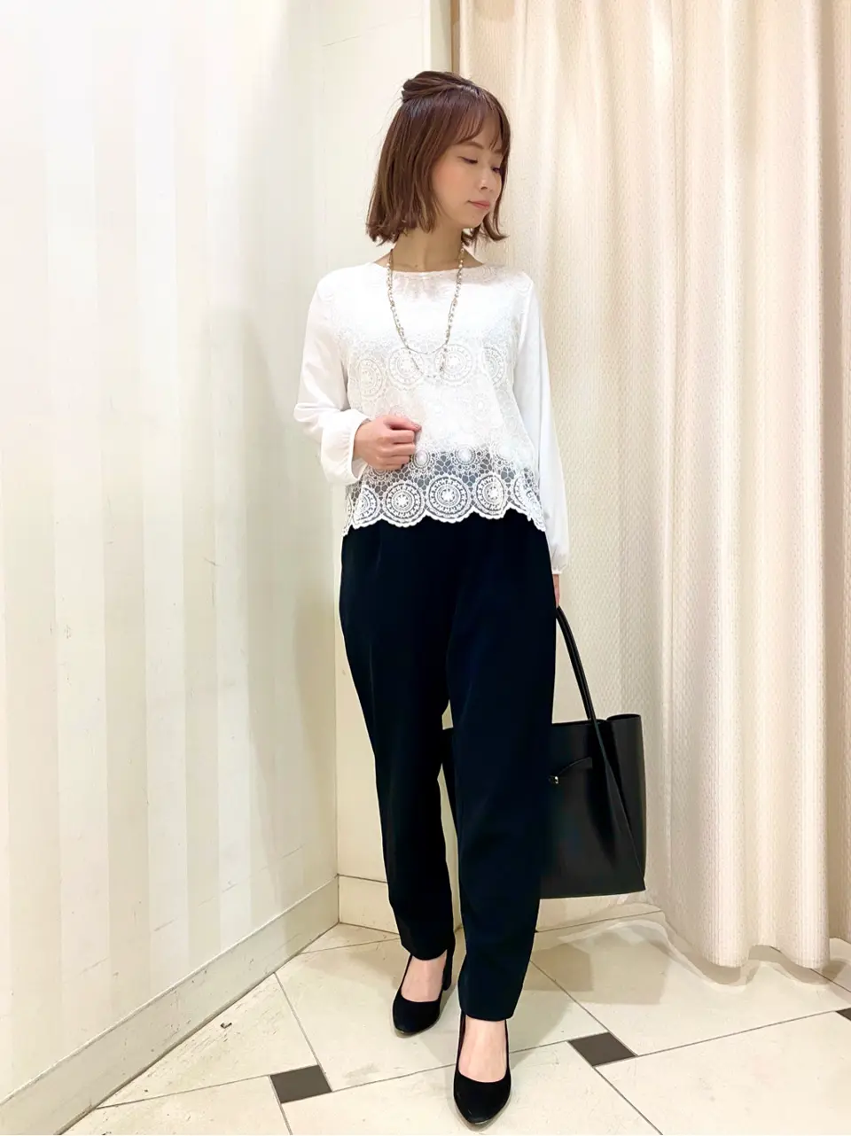 ANY SIS 横尾 コーディネート画像