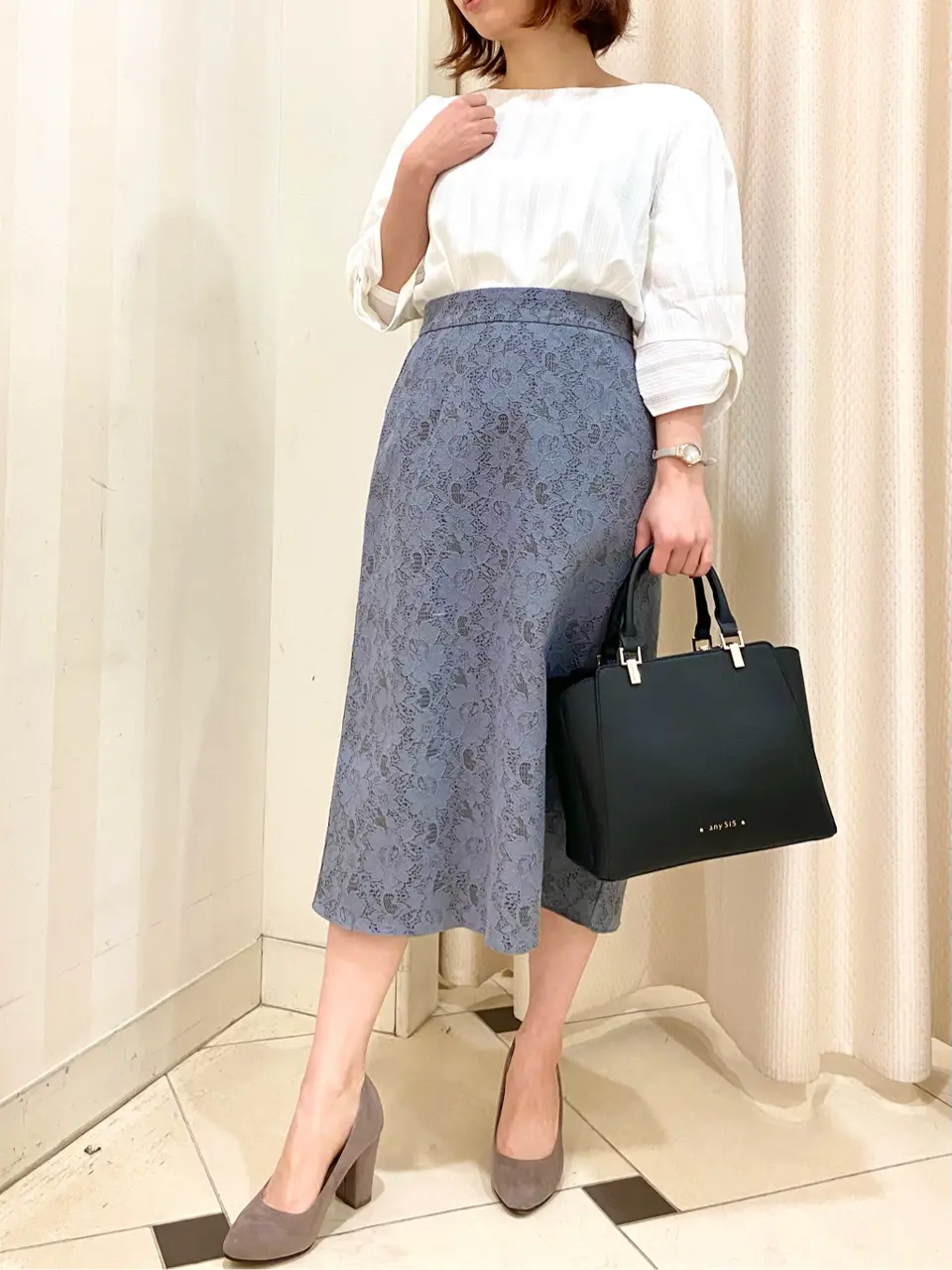 ANY SIS 横尾 コーディネート画像