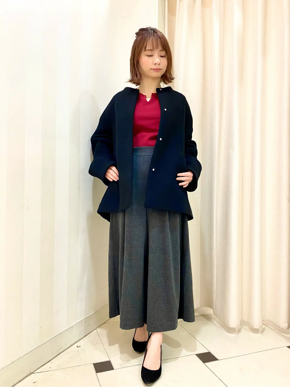 ANY SIS 横尾 コーディネート画像