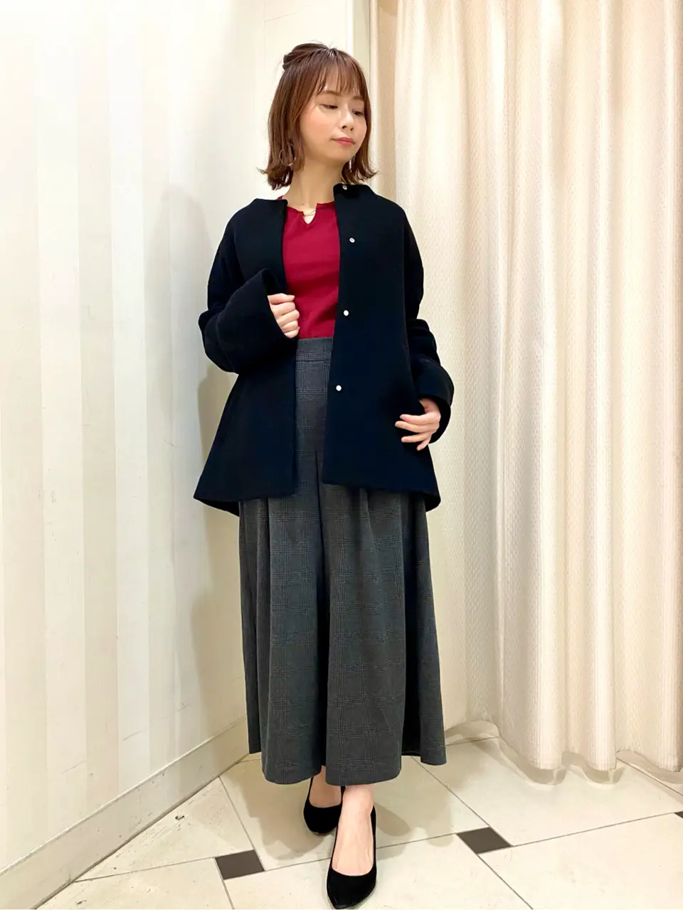 ANY SIS 横尾 コーディネート画像