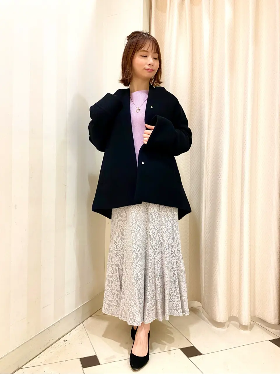 ANY SIS 横尾 コーディネート画像