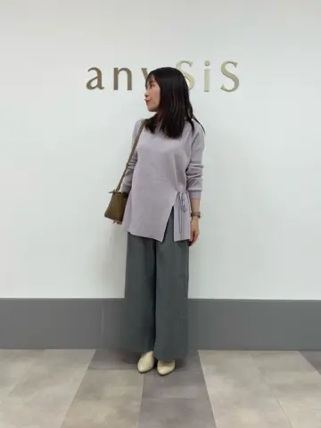 ANY SIS 長尾 コーディネート画像