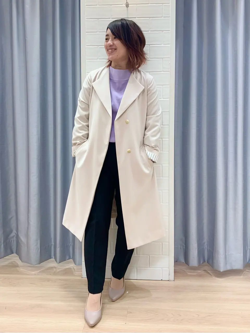 ANY SIS 丸岡 コーディネート画像