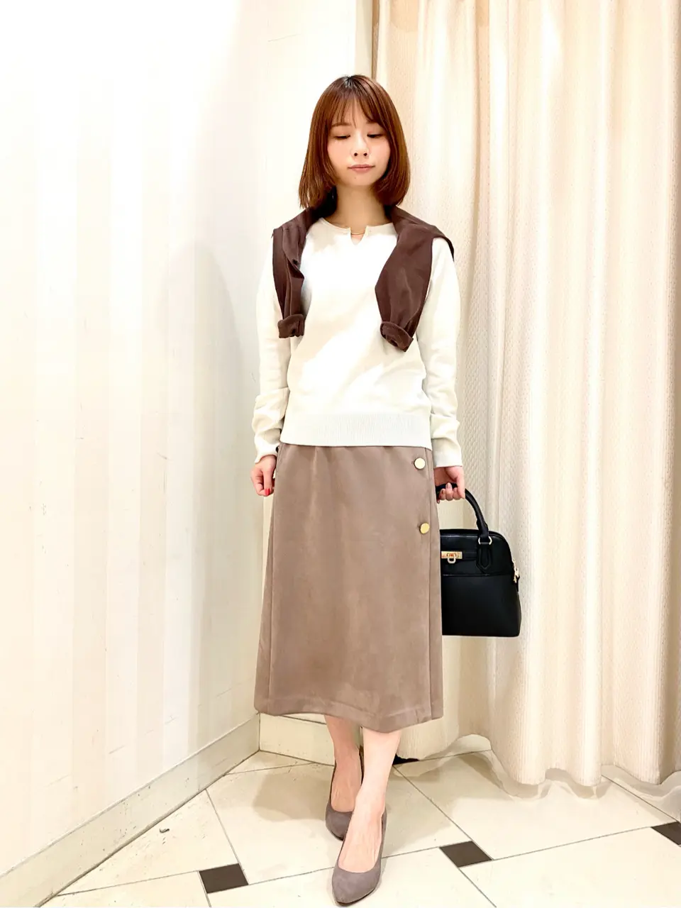 ANY SIS 横尾 コーディネート画像