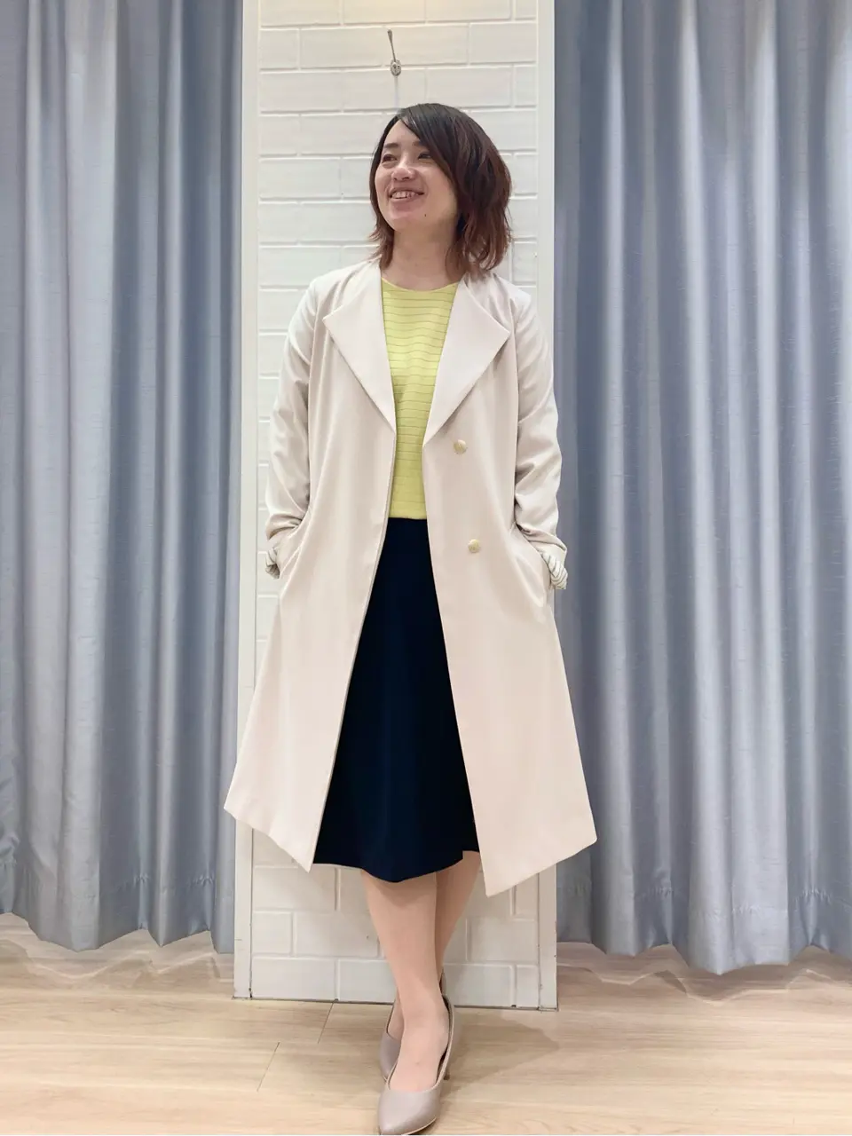 ANY SIS 丸岡 コーディネート画像