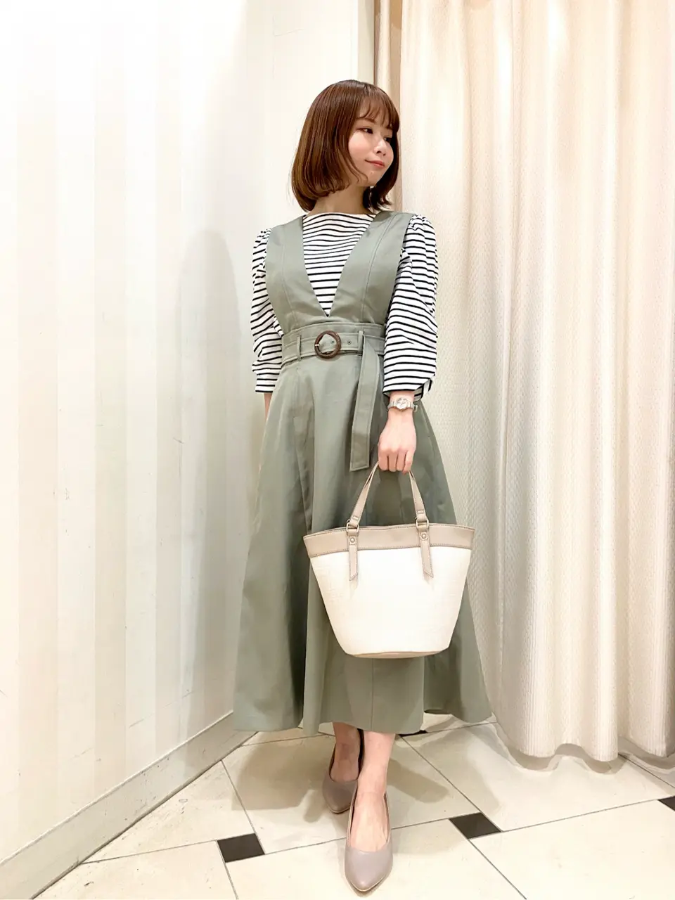 ANY SIS 横尾 コーディネート画像