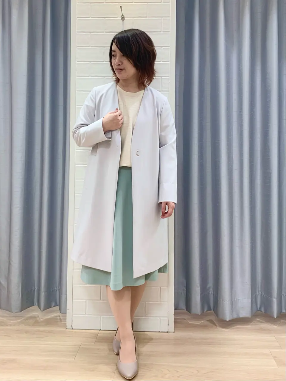 ANY SIS 丸岡 コーディネート画像