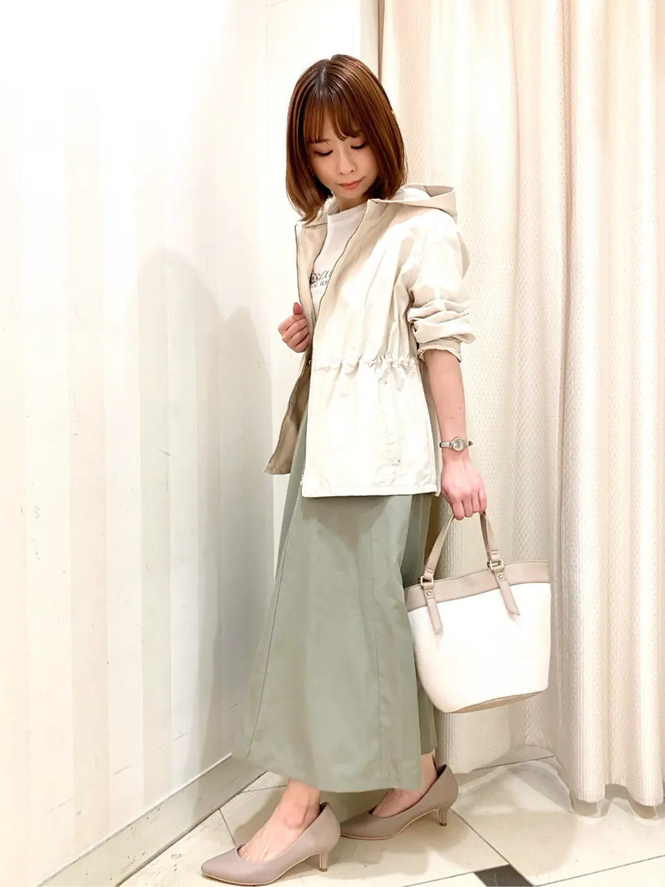 ANY SIS 横尾 コーディネート画像