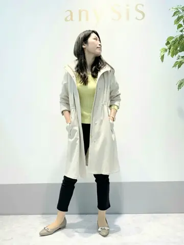 ANY SIS 岡本 コーディネート画像