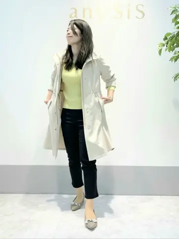 ANY SIS 岡本 コーディネート画像