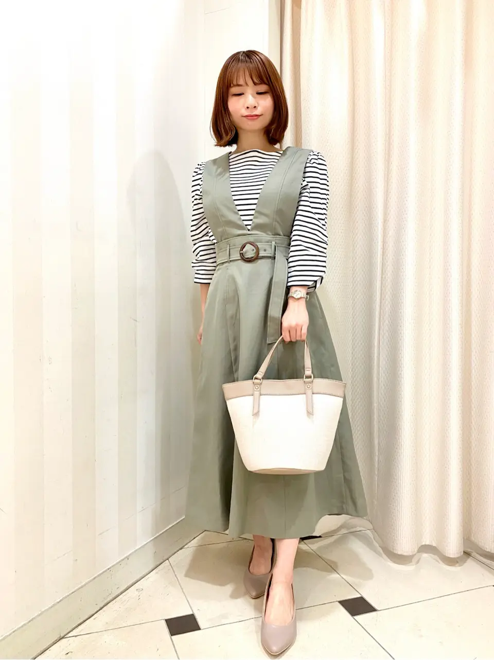 ANY SIS 横尾 コーディネート画像