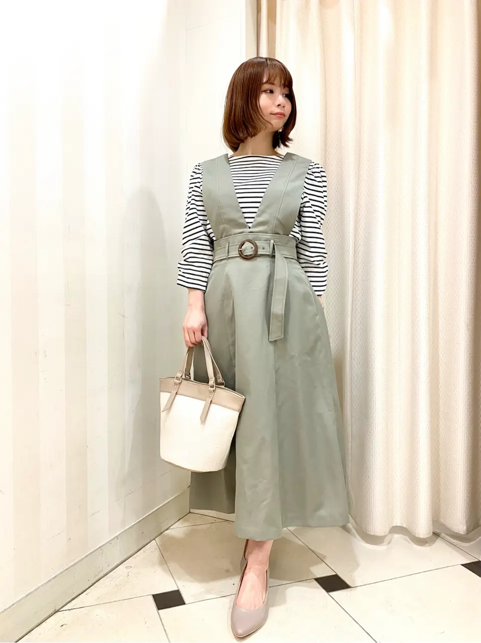 ANY SIS 横尾 コーディネート画像