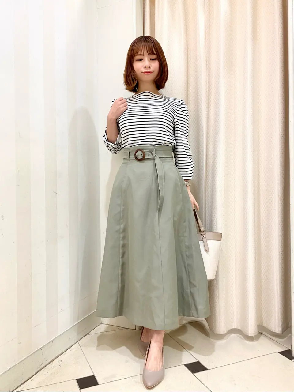 ANY SIS 横尾 コーディネート画像