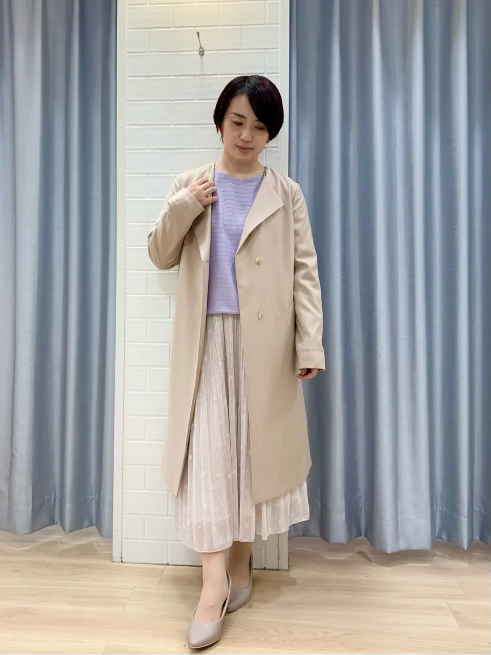 ANY SIS 丸岡 コーディネート画像