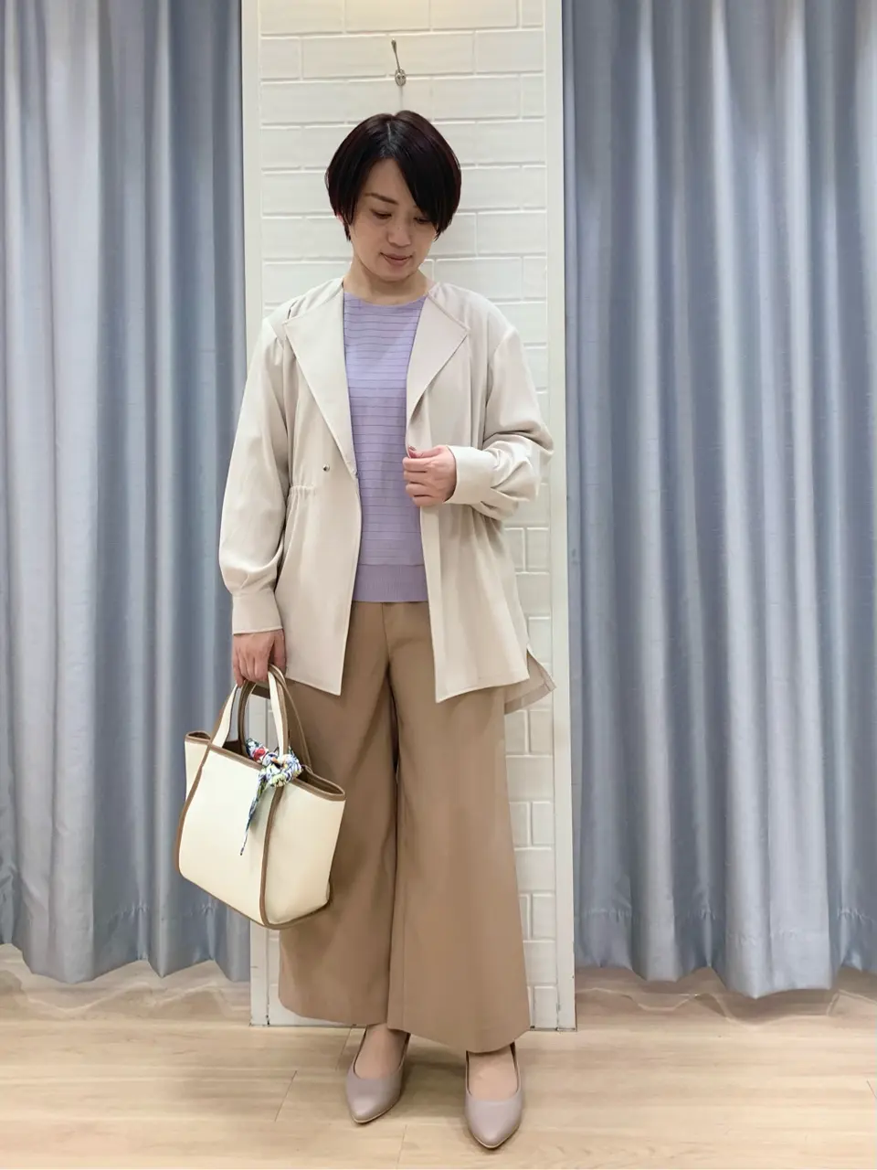 ANY SIS 丸岡 コーディネート画像