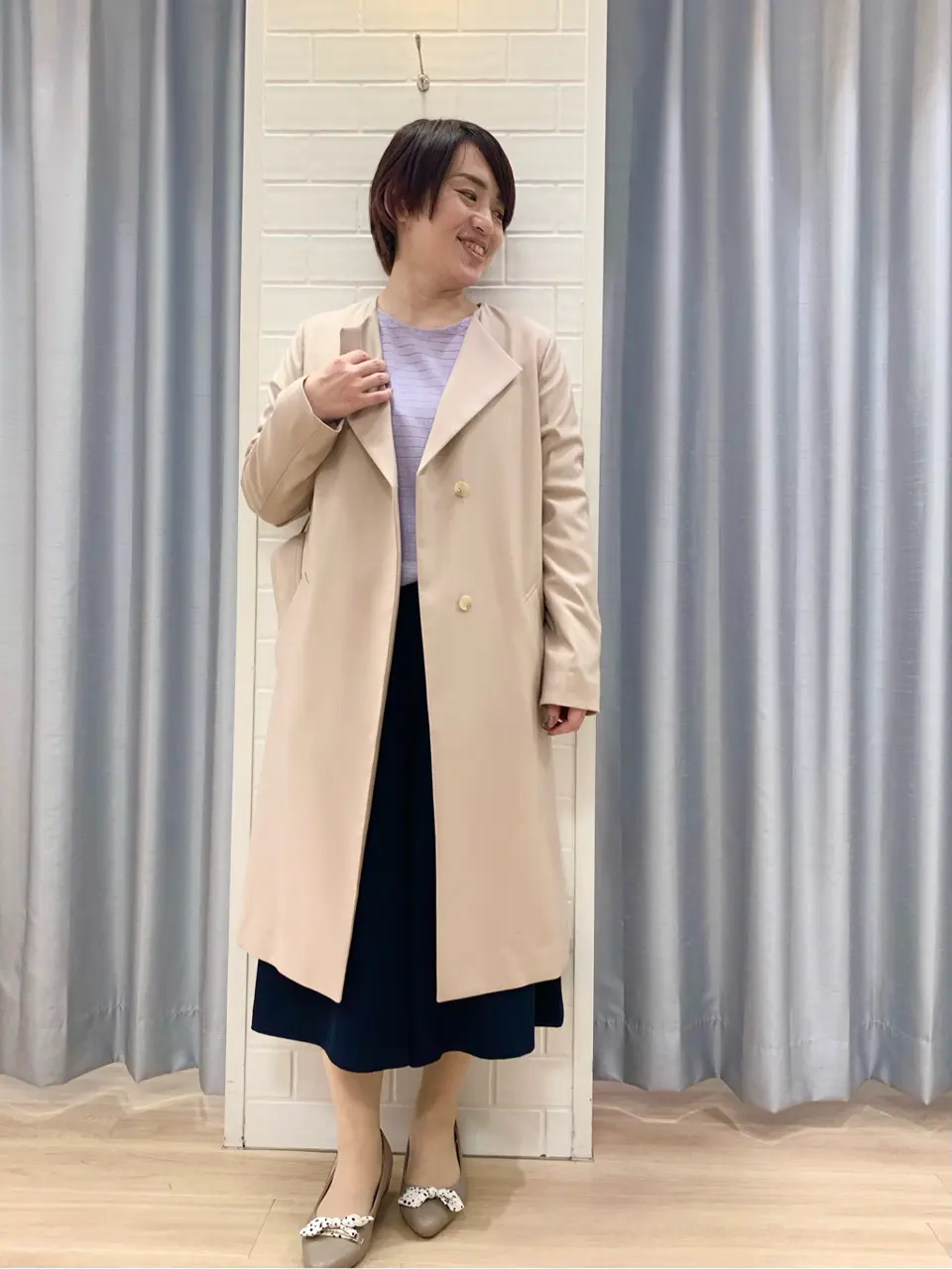 ANY SIS 丸岡 コーディネート画像