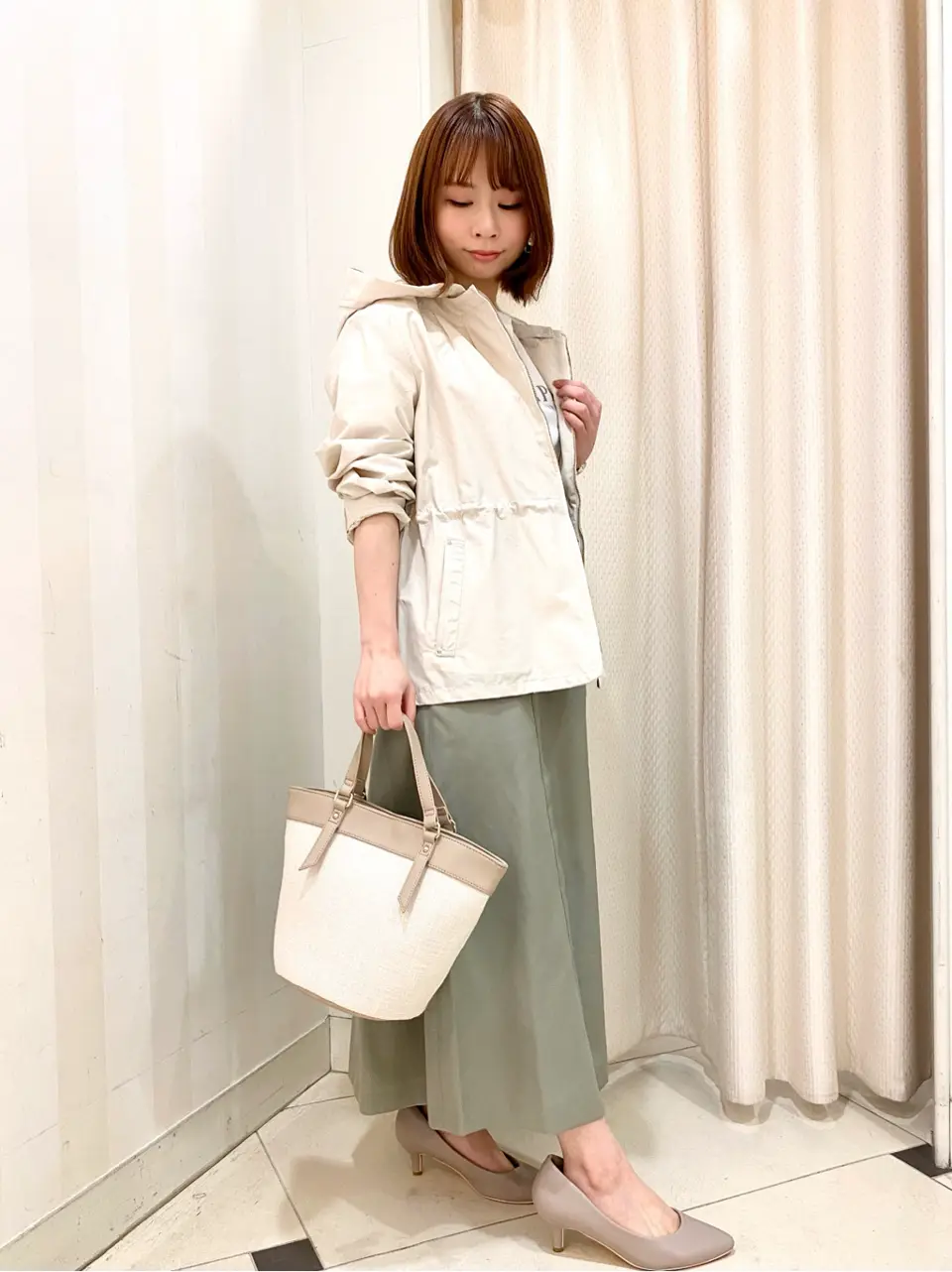 ANY SIS 横尾 コーディネート画像