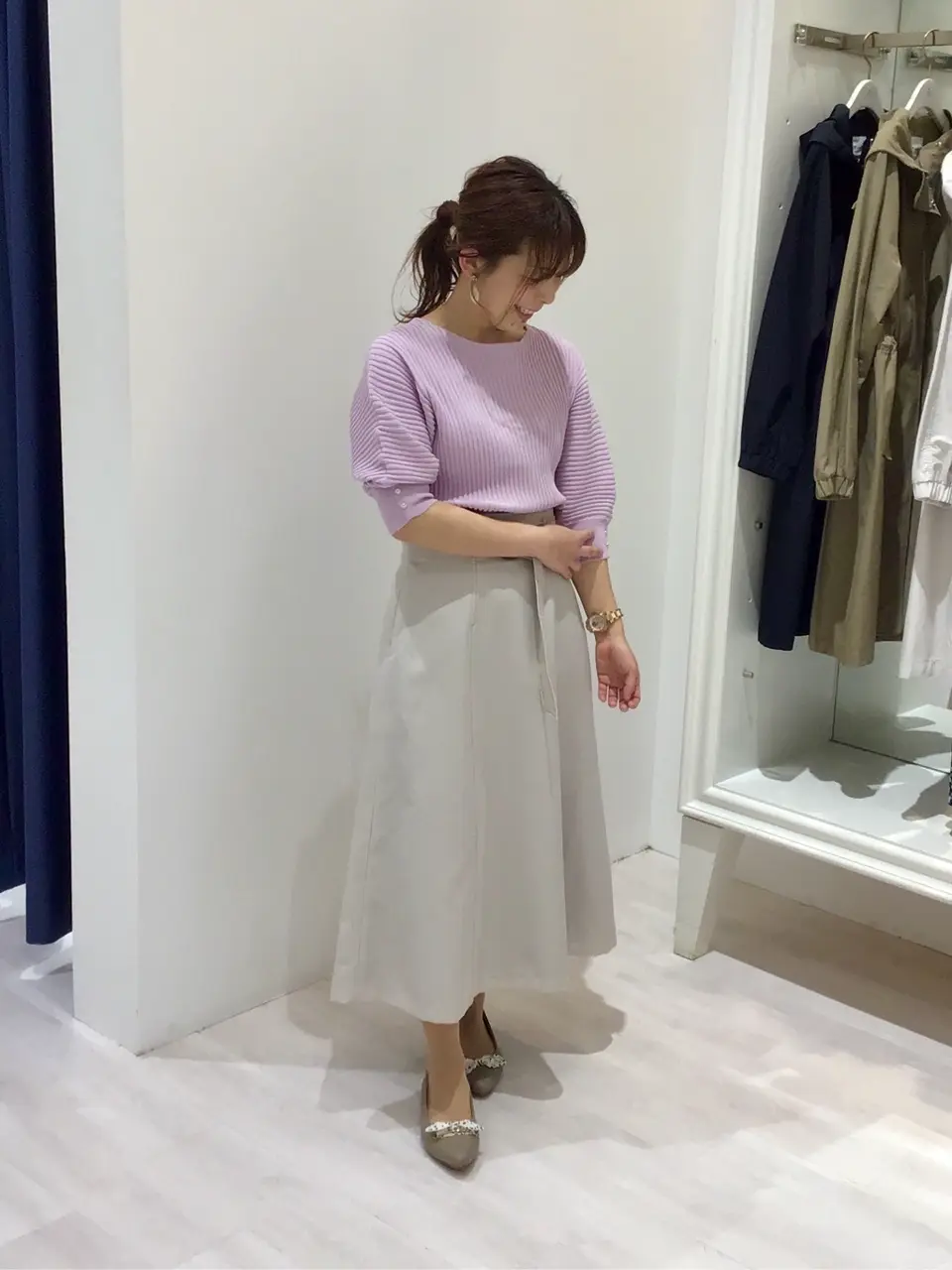 ANY SIS スタッフ コーディネート画像