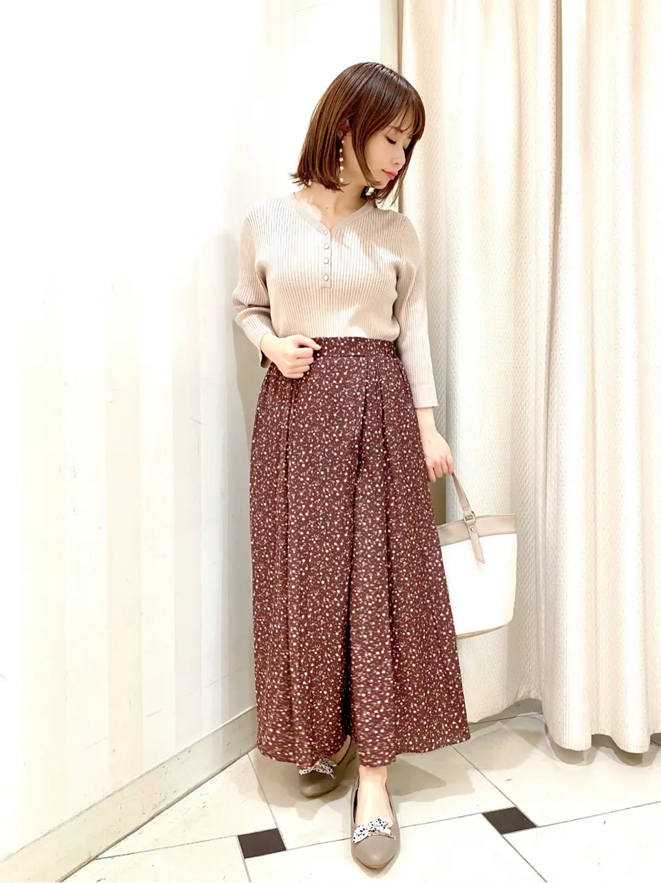 ANY SIS 横尾 コーディネート画像