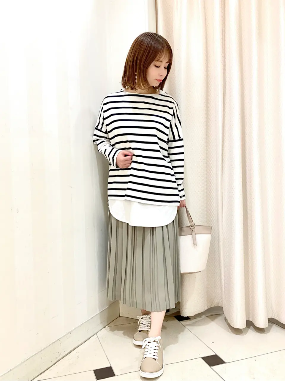 ANY SIS 横尾 コーディネート画像