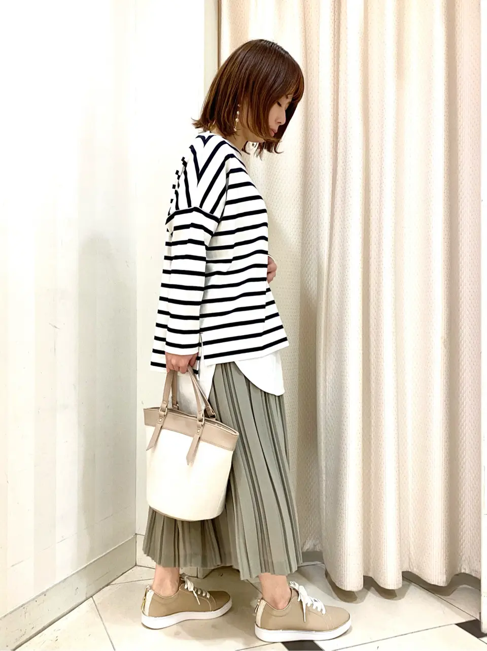 ANY SIS 横尾 コーディネート画像