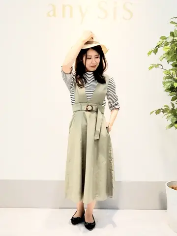 ANY SIS 岡本 コーディネート画像