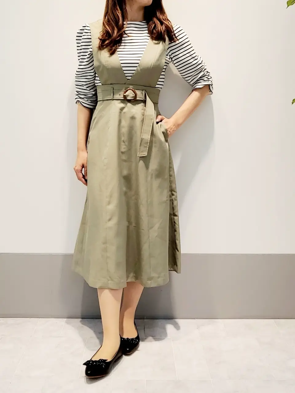 ANY SIS 岡本 コーディネート画像