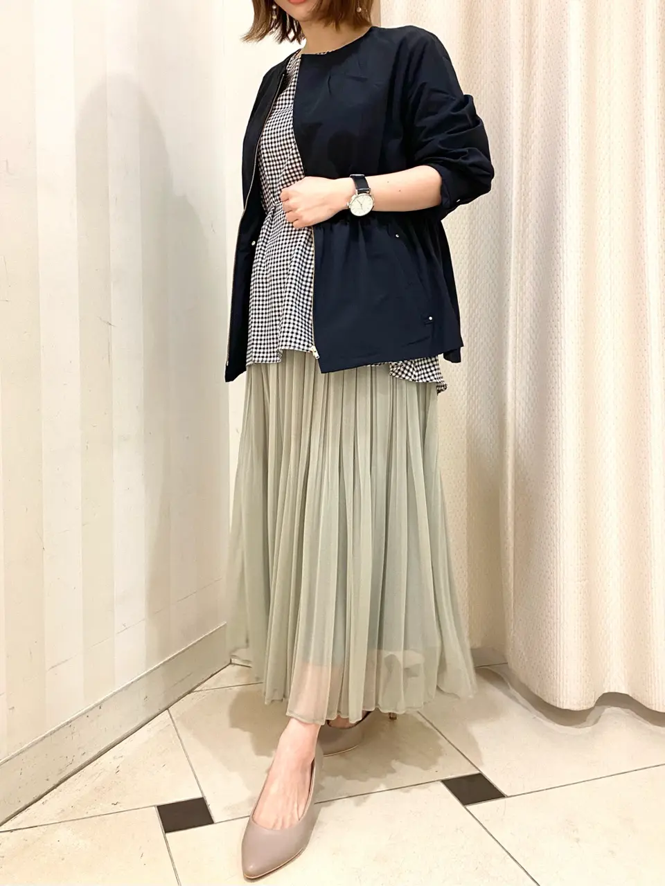 ANY SIS 横尾 コーディネート画像