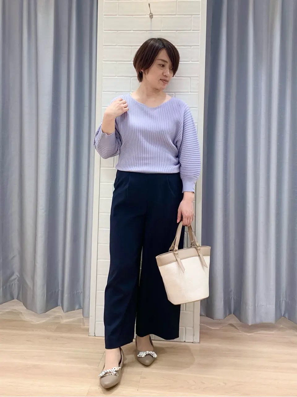 ANY SIS 丸岡 コーディネート画像