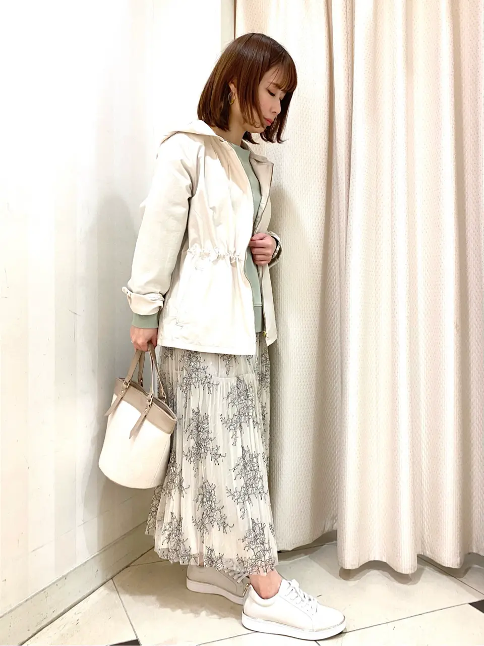 ANY SIS 横尾 コーディネート画像