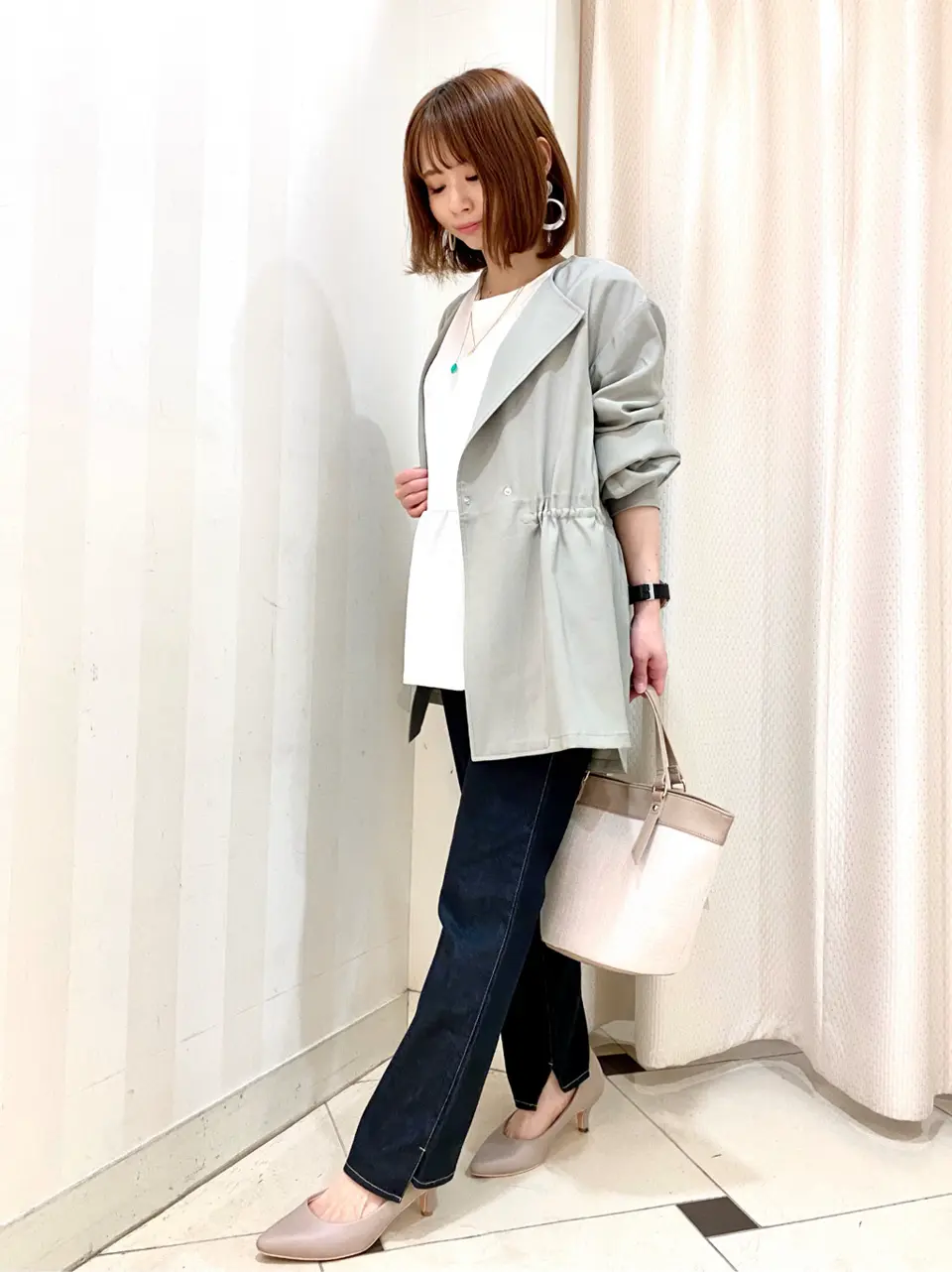 ANY SIS 横尾 コーディネート画像