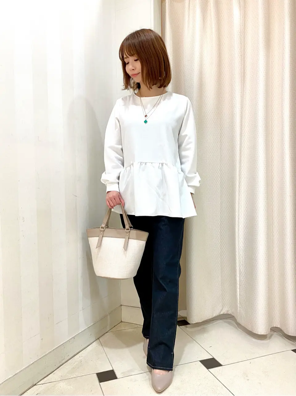 ANY SIS 横尾 コーディネート画像