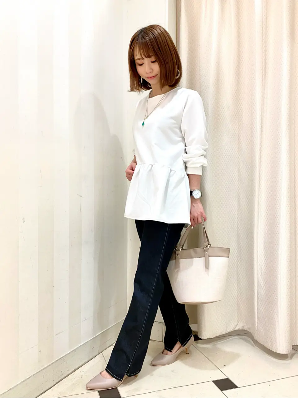 ANY SIS 横尾 コーディネート画像