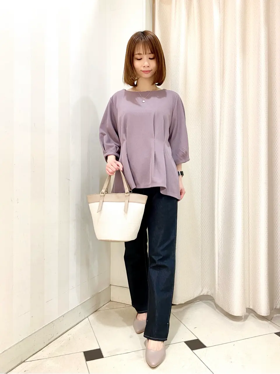 ANY SIS 横尾 コーディネート画像