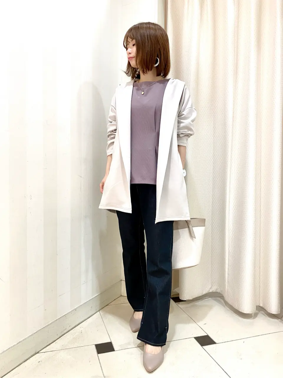 ANY SIS 横尾 コーディネート画像