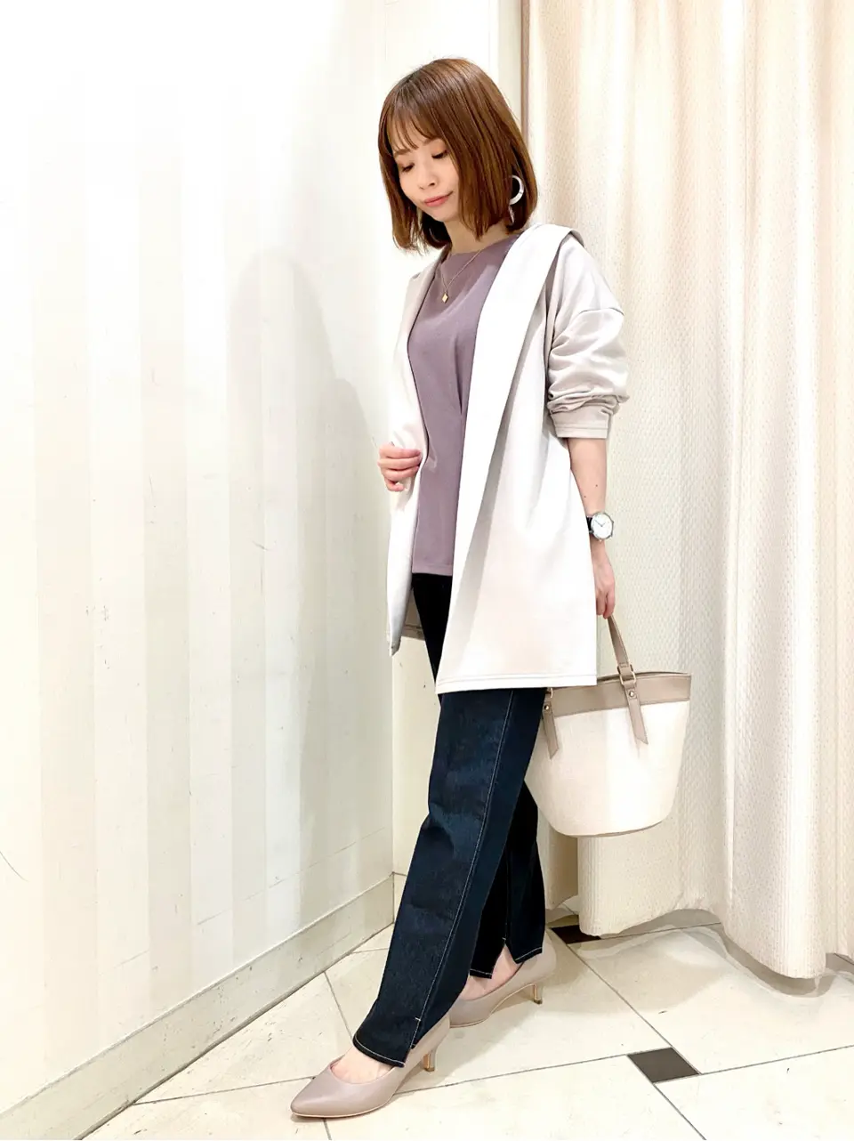 ANY SIS 横尾 コーディネート画像