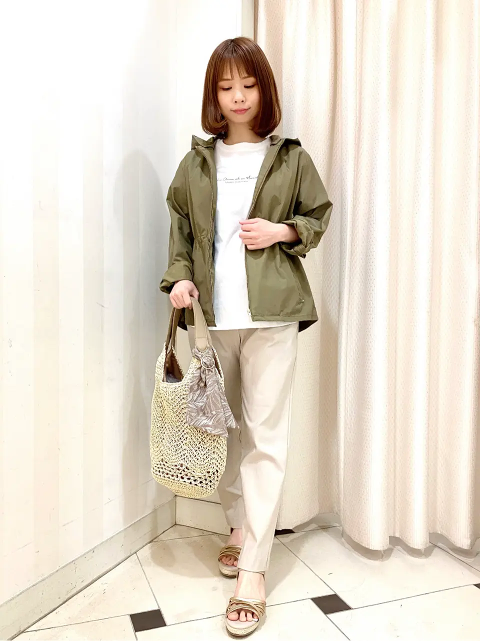 ANY SIS 横尾 コーディネート画像