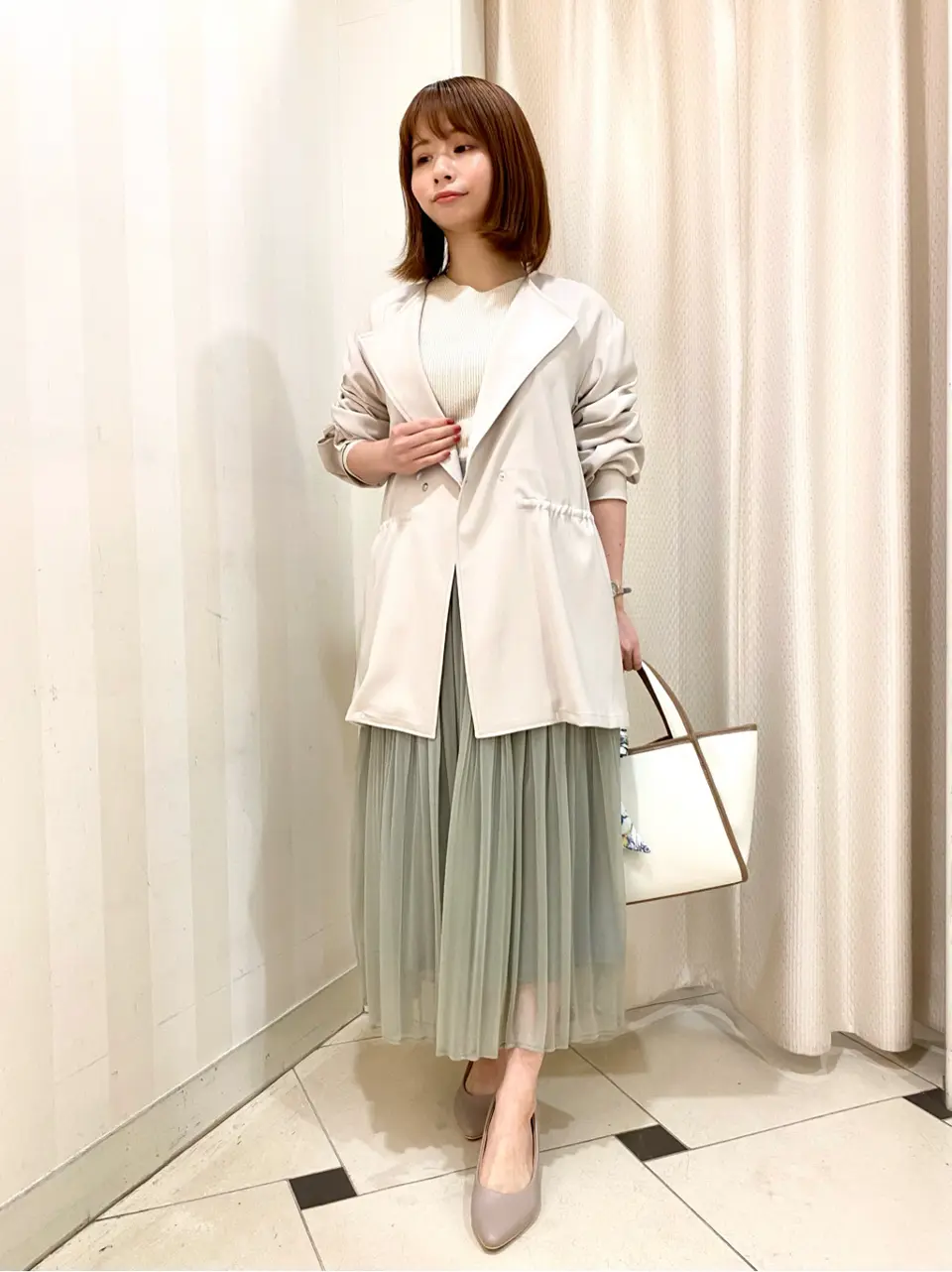 ANY SIS 横尾 コーディネート画像