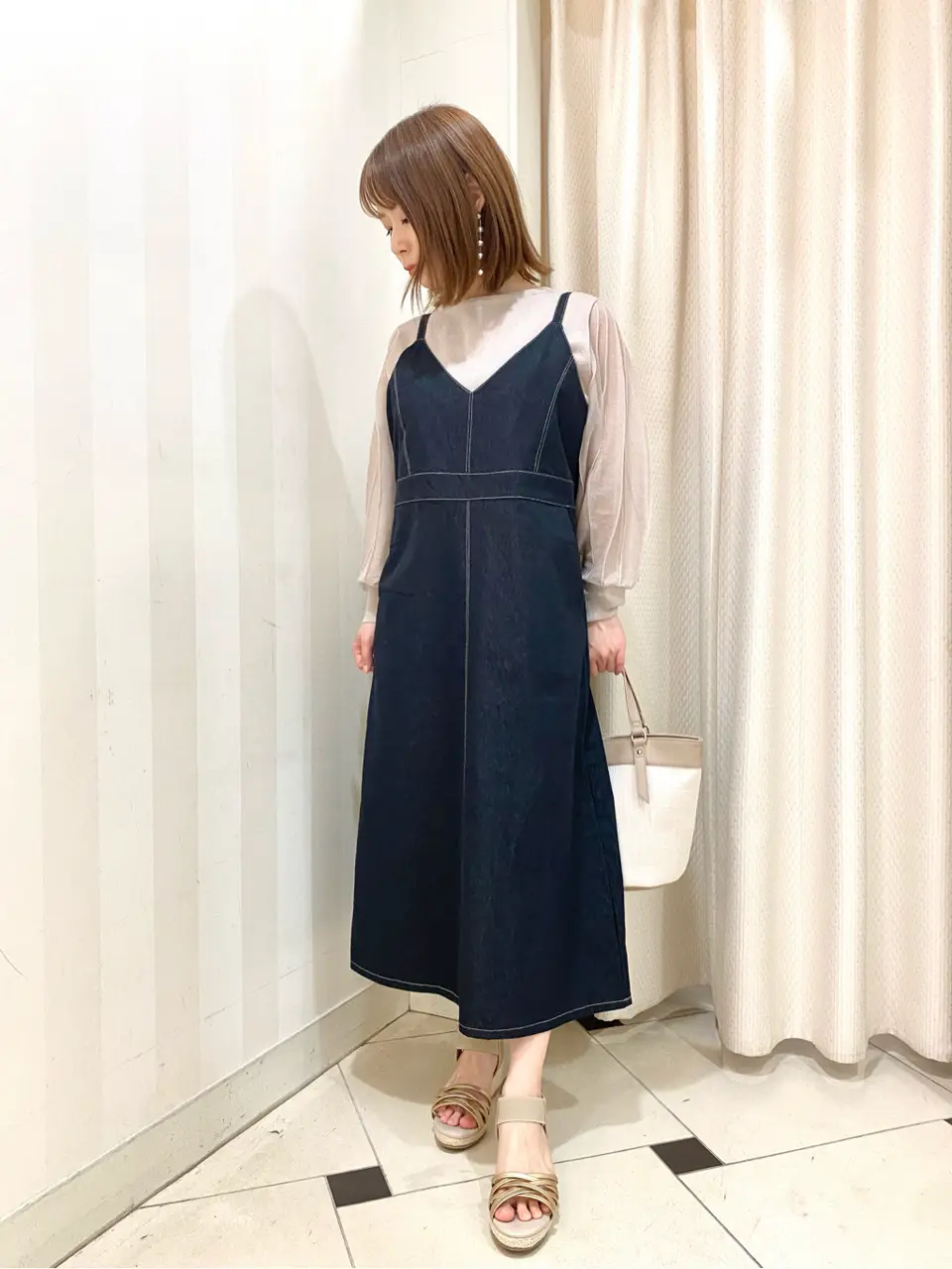 ANY SIS 横尾 コーディネート画像