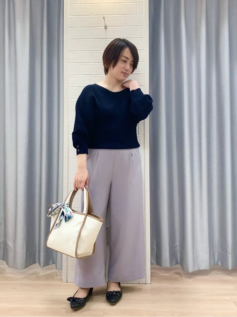 ANY SIS 丸岡 コーディネート画像