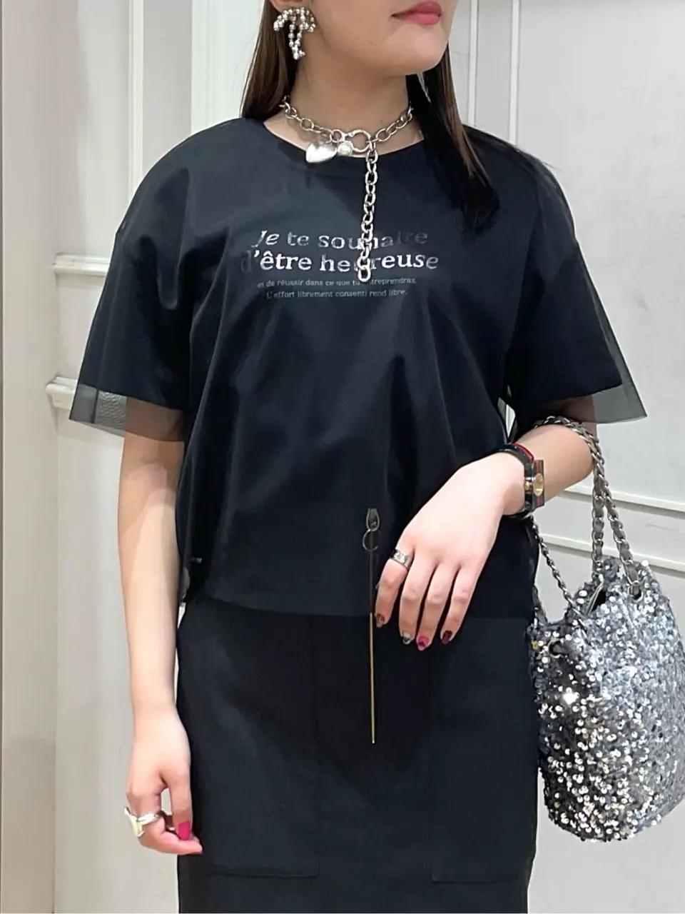 ANY SIS erika コーディネート画像