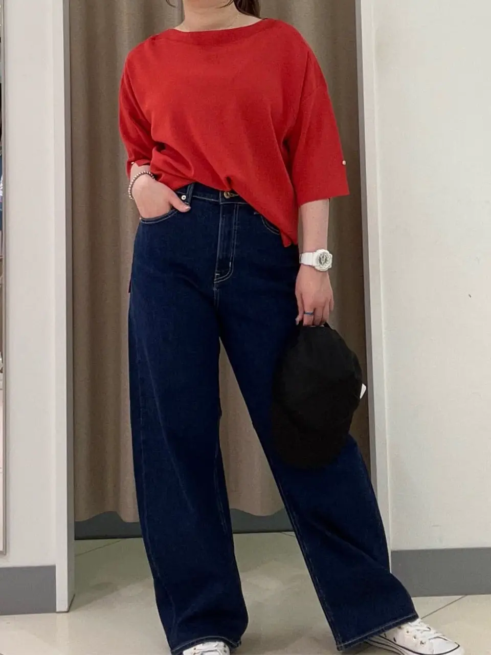 ANY SIS カモガワ コーディネート画像