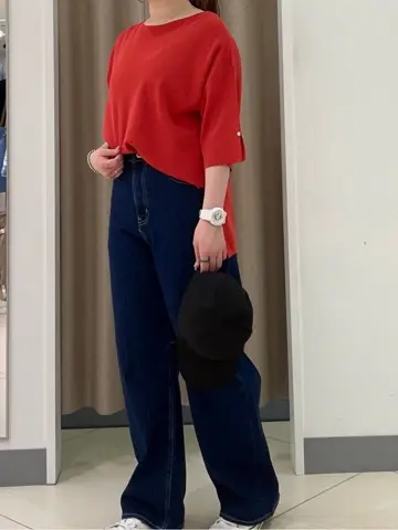 ANY SIS カモガワ コーディネート画像