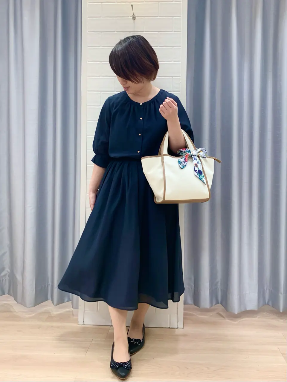 ANY SIS 丸岡 コーディネート画像