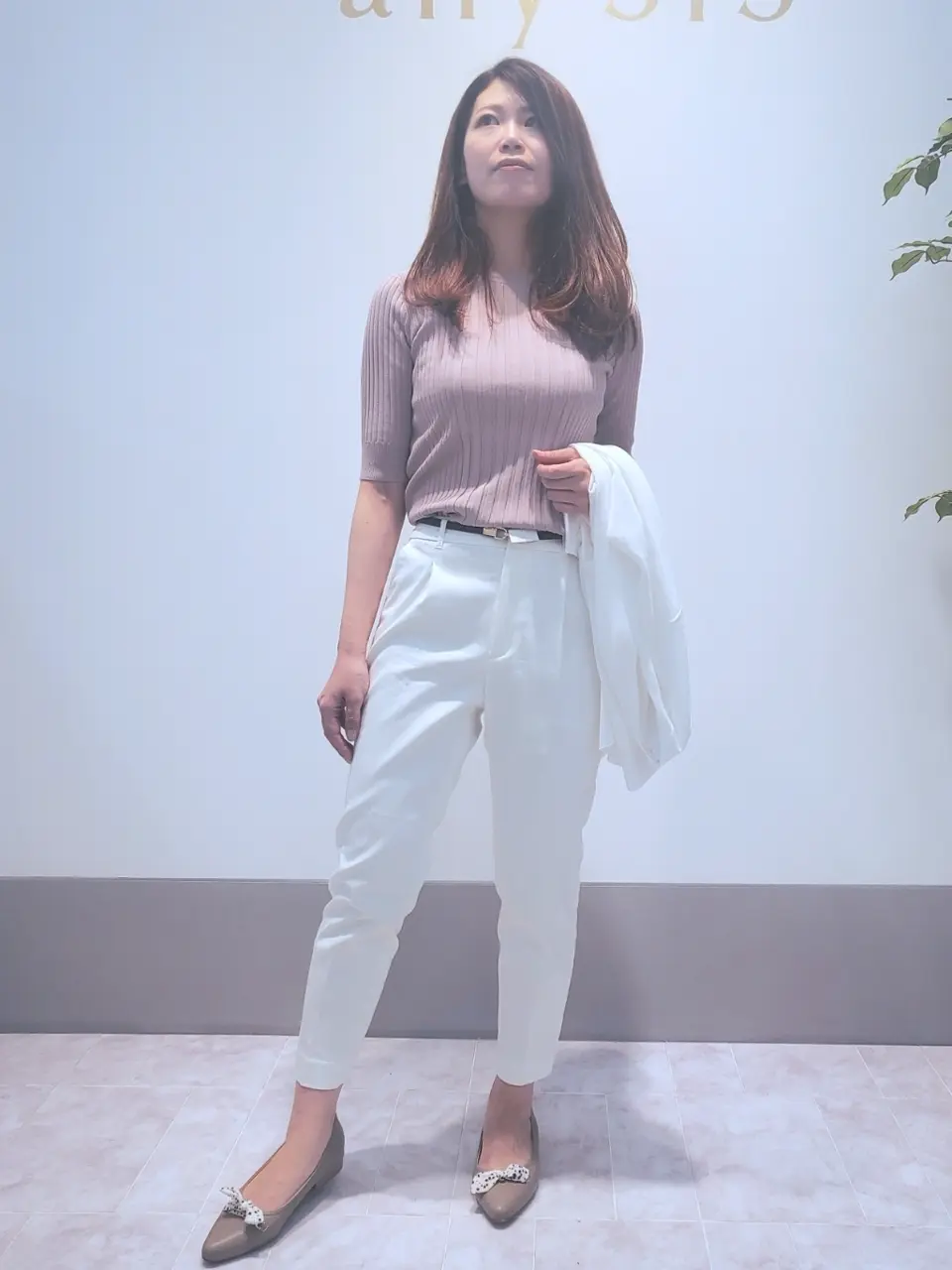 ANY SIS 岡本 コーディネート画像