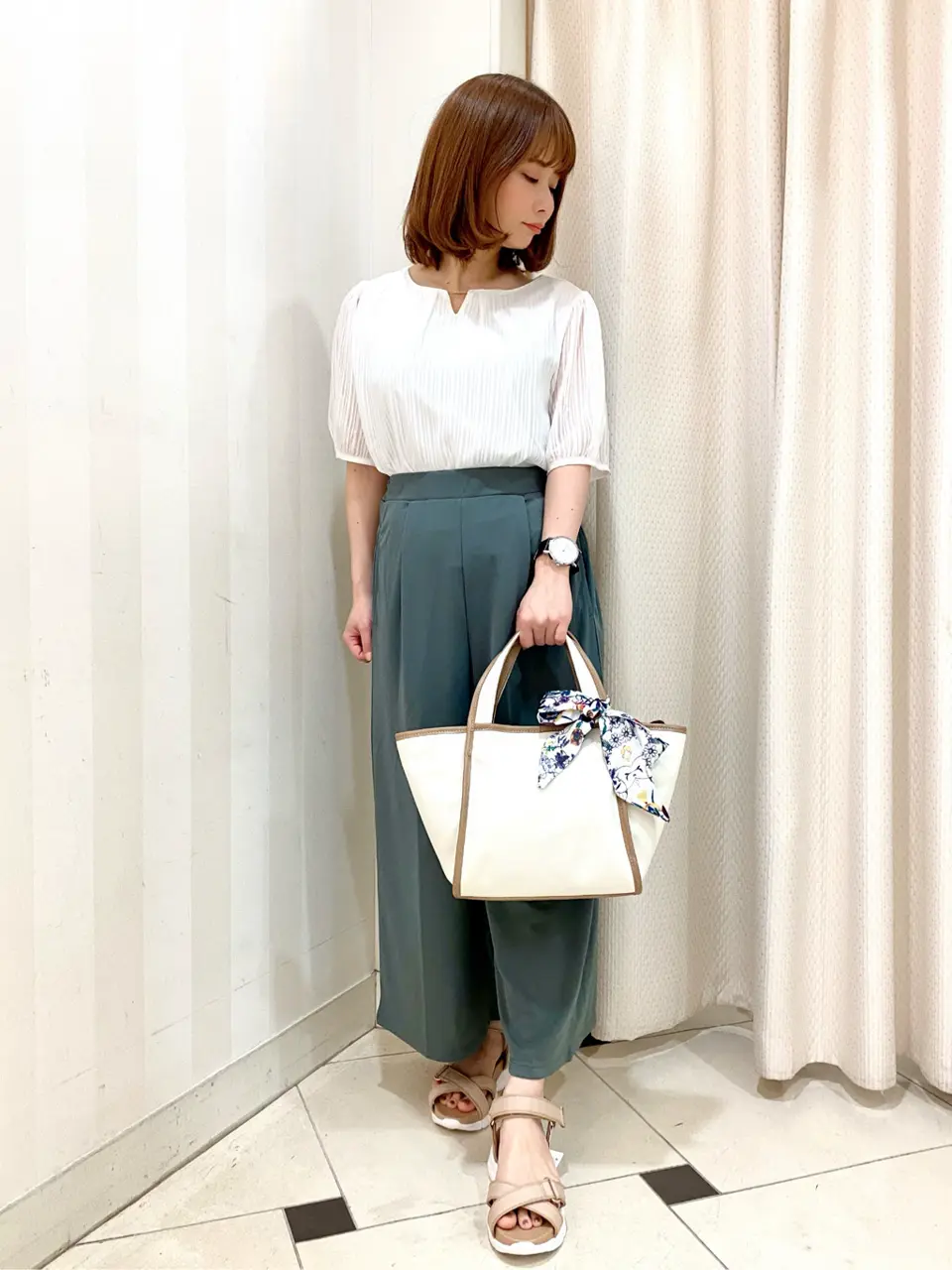 ANY SIS 横尾 コーディネート画像