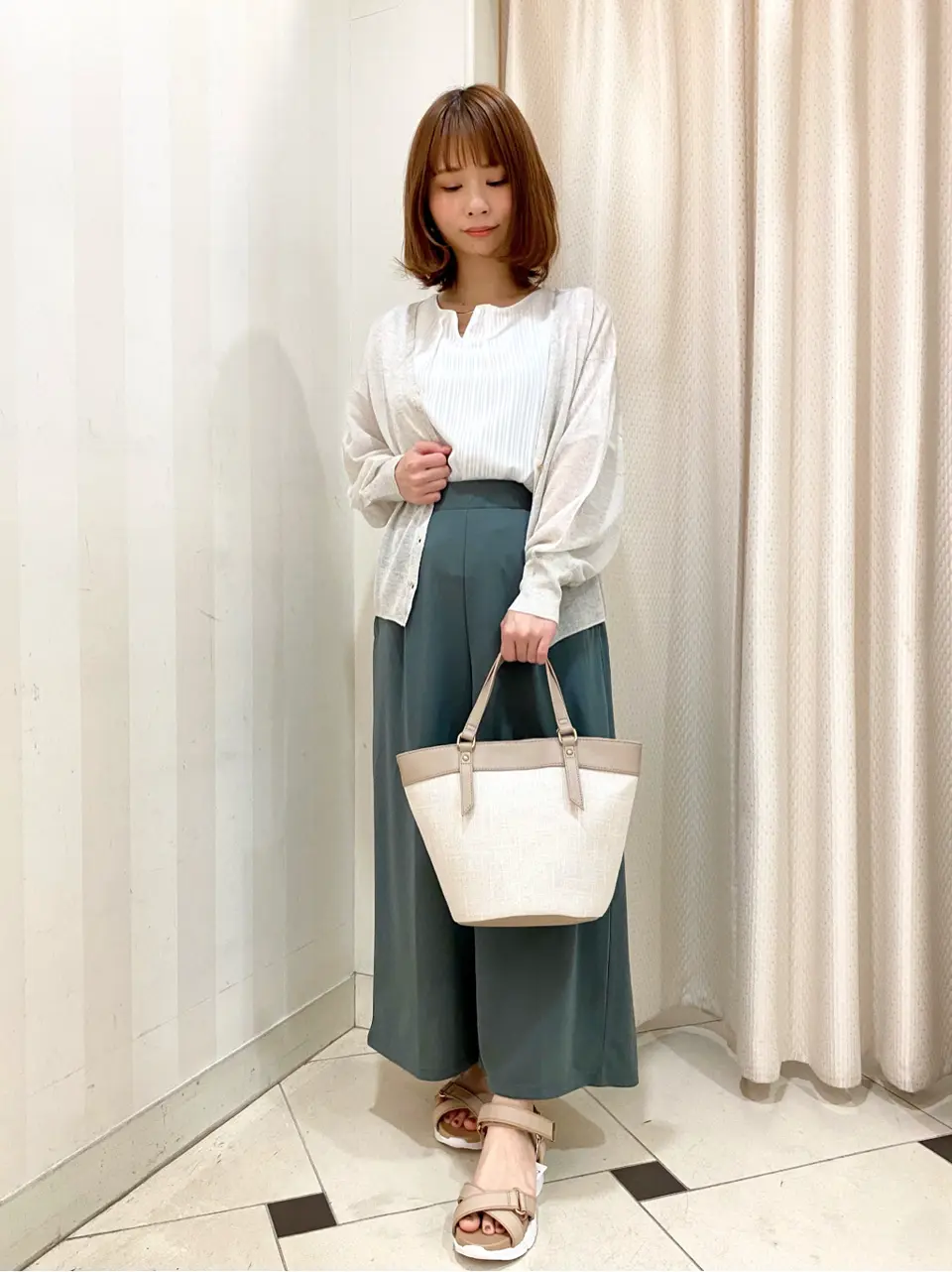 ANY SIS 横尾 コーディネート画像