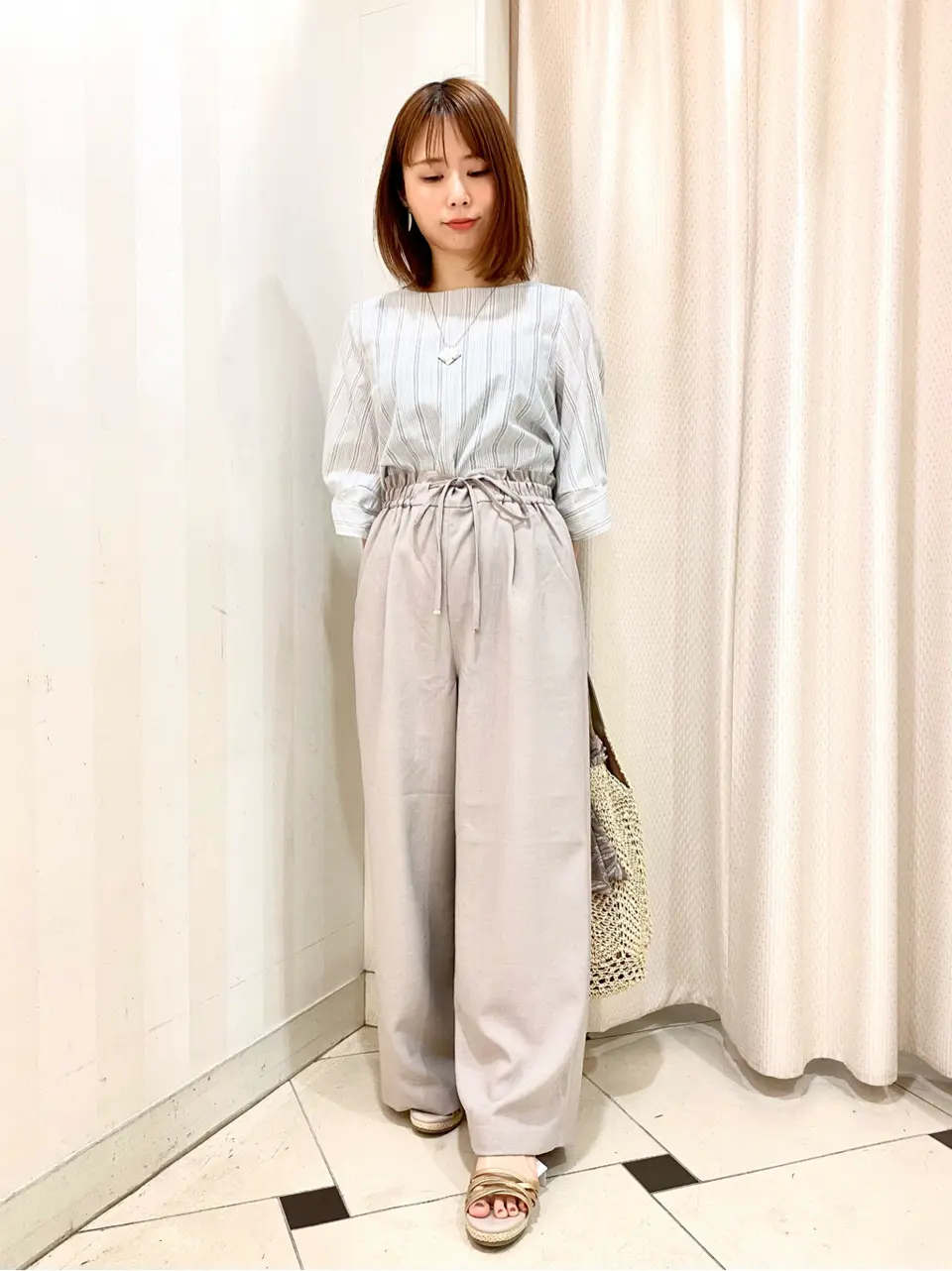 ANY SIS 横尾 コーディネート画像