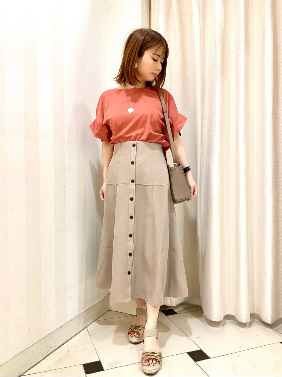 ANY SIS 横尾 コーディネート画像